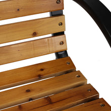 Lade das Bild in den Galerie-Viewer, HI Parkbank Braun 122x60x81 cm