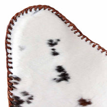Lade das Bild in den Galerie-Viewer, Butterfly-Sessel Braun und Weiß Echtes Kuhfell