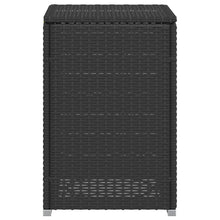Lade das Bild in den Galerie-Viewer, Propan-Tank-Verstecktisch Schwarz 40x40x60 cm Poly Rattan