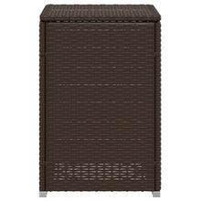 Lade das Bild in den Galerie-Viewer, Propan-Tank-Verstecktisch Braun 40x40x60 cm Poly Rattan