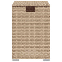 Lade das Bild in den Galerie-Viewer, Propan-Tank-Verstecktisch Beige 40x40x60 cm Poly Rattan