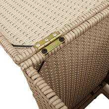 Lade das Bild in den Galerie-Viewer, Propan-Tank-Verstecktisch Beige 40x40x60 cm Poly Rattan