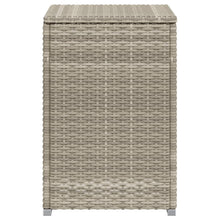 Lade das Bild in den Galerie-Viewer, Propan-Tank-Verstecktisch Hellgrau 40x40x60 cm Poly Rattan