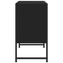 Lade das Bild in den Galerie-Viewer, Waschbeckenunterschrank Schwarz 80x33x60 cm Holzwerkstoff