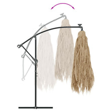 Lade das Bild in den Galerie-Viewer, Sonnenschirm mit LED und Stahlmast Braun 269x269x235 cm