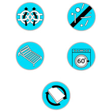 Lade das Bild in den Galerie-Viewer, Boxspringmatratze 200x70x20 cm Stoff