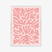 Lade das Bild in den Galerie-Viewer, Poster Abstraktes Botanisches Pflanzenmuster Im Matisse-Stil Rahmen Hölzern Farbe Natürlich