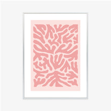 Lade das Bild in den Galerie-Viewer, Poster Abstraktes Botanisches Pflanzenmuster Im Matisse-Stil Rahmen Hölzern Farbe Natürlich