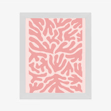 Lade das Bild in den Galerie-Viewer, Poster Abstraktes Botanisches Pflanzenmuster Im Matisse-Stil Rahmen Hölzern Farbe Natürlich