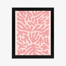 Lade das Bild in den Galerie-Viewer, Poster Abstraktes Botanisches Pflanzenmuster Im Matisse-Stil Rahmen Hölzern Farbe Natürlich