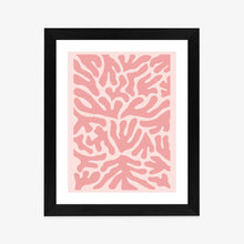 Lade das Bild in den Galerie-Viewer, Poster Abstraktes Botanisches Pflanzenmuster Im Matisse-Stil Rahmen Hölzern Farbe Natürlich