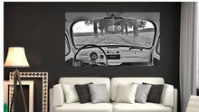 Lade das Bild in den Galerie-Viewer, Wandbild VW Käfer Oldtimer innen Amatur 200x115cm wab117
