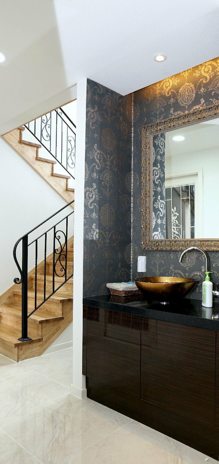 Türtapete Bad Türposter 100x200cm selbstklebend Gäste Treppe Modern Zimmer
