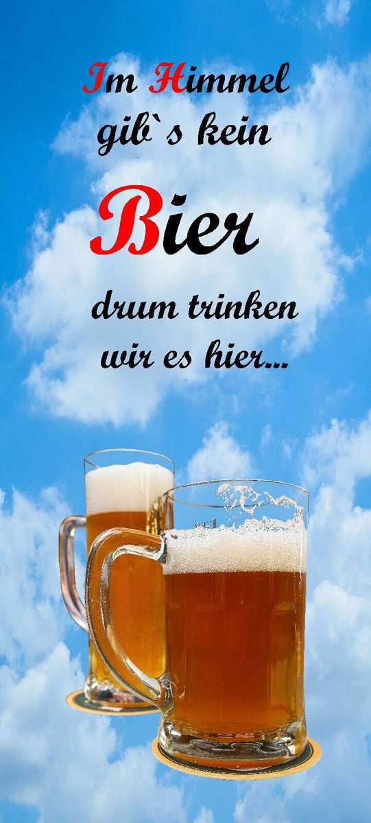 Türposter Bier Zirndorfer Spruch Getränk Türtapete selbstklebend 9033
