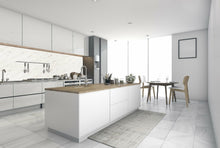 Lade das Bild in den Galerie-Viewer, KÜCHENRÜCKWAND Aluverbund Marmor-Optik hell NS814