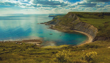 Lade das Bild in den Galerie-Viewer, Wandbild Meer Bucht Schottland Wolken 200x115cm
