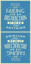 Lade das Bild in den Galerie-Viewer, Türtapete MotivationTürposter selbstklebend Angst Versagen Ablenkung Job