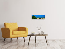 Lade das Bild in den Galerie-Viewer, Leinwandbild Panorama Strand Liebe