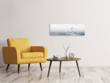 Lade das Bild in den Galerie-Viewer, Leinwandbild Panorama Wasserfigur