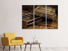 Lade das Bild in den Galerie-Viewer, Leinwandbild 3-teilig Schwarze Schokolade