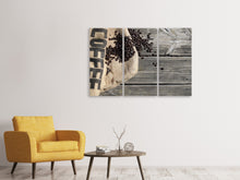 Lade das Bild in den Galerie-Viewer, Leinwandbild 3-teilig Lieblings Kaffeebohnen