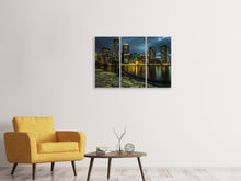 Lade das Bild in den Galerie-Viewer, Leinwandbild 3-teilig Auf der anderen Seite