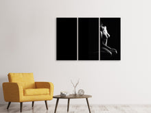 Lade das Bild in den Galerie-Viewer, Leinwandbild 3-teilig Die Unbekannte Schöne