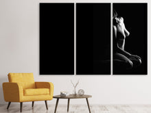 Lade das Bild in den Galerie-Viewer, Leinwandbild 3-teilig Die Unbekannte Schöne