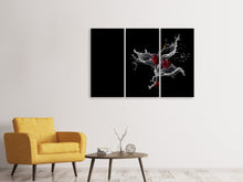 Lade das Bild in den Galerie-Viewer, Leinwandbild 3-teilig Spritzige Kirschen