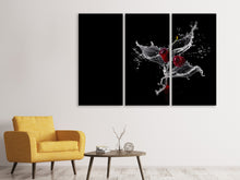 Lade das Bild in den Galerie-Viewer, Leinwandbild 3-teilig Spritzige Kirschen