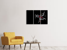 Lade das Bild in den Galerie-Viewer, Leinwandbild 3-teilig Spritzige Kirschen