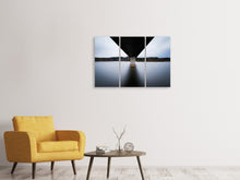 Lade das Bild in den Galerie-Viewer, Leinwandbild 3-teilig An der langen Brücke