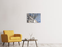 Lade das Bild in den Galerie-Viewer, Leinwandbild 3-teilig Wendeltreppe aus Metall