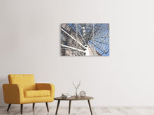 Lade das Bild in den Galerie-Viewer, Leinwandbild 3-teilig Wendeltreppe aus Metall