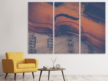 Lade das Bild in den Galerie-Viewer, Leinwandbild 3-teilig Alte Violine