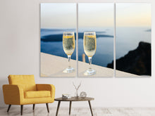 Lade das Bild in den Galerie-Viewer, Leinwandbild 3-teilig Wir lieben Champagner