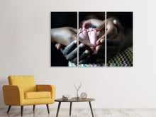 Lade das Bild in den Galerie-Viewer, Leinwandbild 3-teilig Wenn aus Liebe Leben wird