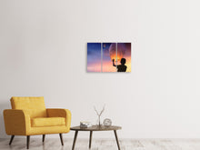 Lade das Bild in den Galerie-Viewer, Leinwandbild 3-teilig Lichtlaternen
