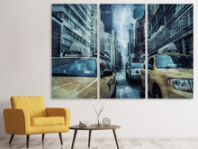 Lade das Bild in den Galerie-Viewer, Leinwandbild 3-teilig Gewitter in New York