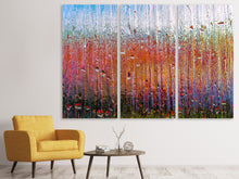 Lade das Bild in den Galerie-Viewer, Leinwandbild 3-teilig Hinter Glas