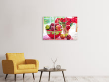 Lade das Bild in den Galerie-Viewer, Leinwandbild 3-teilig Süsse Äpfel