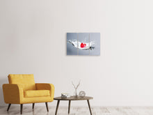 Lade das Bild in den Galerie-Viewer, Leinwandbild 3-teilig Kirsche mit Milch