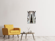 Lade das Bild in den Galerie-Viewer, Leinwandbild Futuristische Rolltreppe