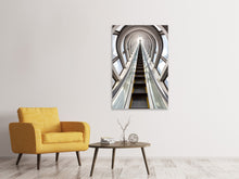 Lade das Bild in den Galerie-Viewer, Leinwandbild Futuristische Rolltreppe