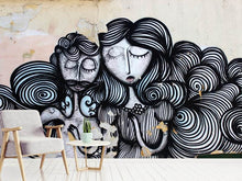 Lade das Bild in den Galerie-Viewer, Fototapete Das Pärchen an der Wand