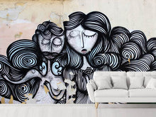 Lade das Bild in den Galerie-Viewer, Fototapete Das Pärchen an der Wand