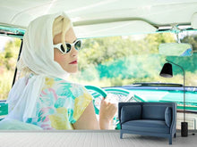 Lade das Bild in den Galerie-Viewer, Fototapete Retro Lady