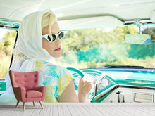 Lade das Bild in den Galerie-Viewer, Fototapete Retro Lady