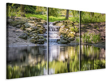 Lade das Bild in den Galerie-Viewer, Leinwandbild 3-teilig Ein Platz der Ruhe