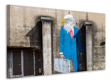 Lade das Bild in den Galerie-Viewer, Leinwandbild Graffiti an einer Fabrik